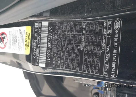 2016 Land Rover Discovery Sport Hse Lux from USA, damaged, VIN SALCT2BG8GH603311